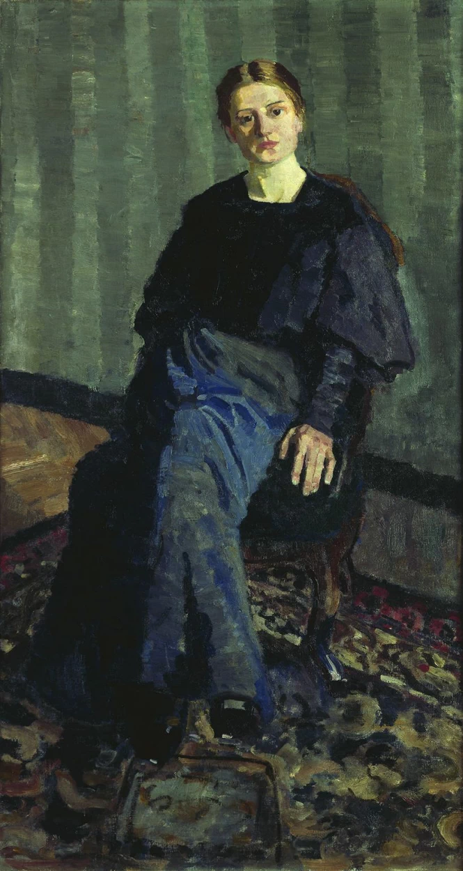 Ritratto di Minna Tube, 1905 - Hamburger Kunsthalle, Hamburg